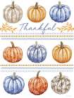 Thankful Pumpkins Art Print