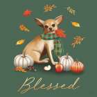 Fall Dogs Blessed Art Print