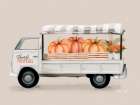 Fall Pumpkin Truck Art Print
