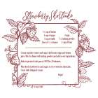 Strawberry Shortcake Recipe Art Print