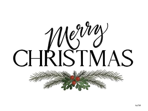 Merry Christmas Art Print
