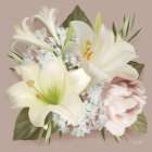 Spring Lily Bouquet Art Print