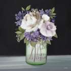 Lilac Mason Jar Floral Art Print