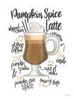 Pumpkin Spice Latte Art Print
