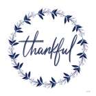 Thankful Wreath Art Print