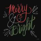 Merry And Bright Art Print