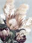 Proteas and Pampas Art Print