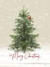 Woodland Merry Christmas Art Print
