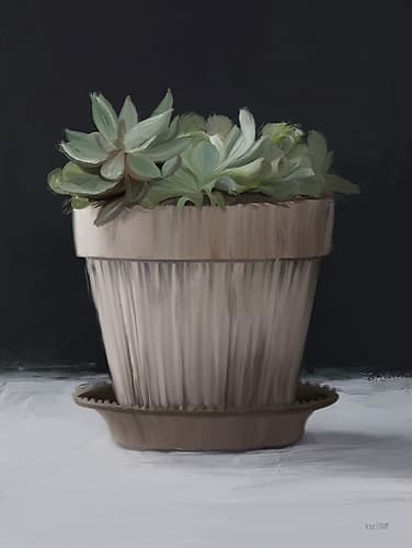 Farmhouse Succulent Art Print