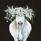 Pearl the Cow Art Print