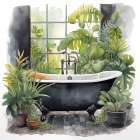Bathtub Sanctuary 3 Art Print