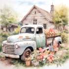 Bloomin Vintage Art Print