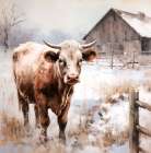 Cold in the Country Art Print