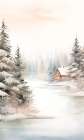 Winter Getaway Art Print