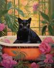 Panther Tropical Retreat Art Print