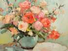 Blushing Blooms Art Print