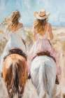 Beach Riders Art Print