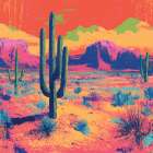 Bright Desert Art Print