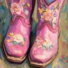Boots by the Trail Art Print