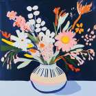 Contrast Floral II Art Print
