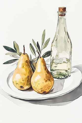 Pear-fect Pair Art Print