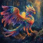 Mystical Griffin Art Print
