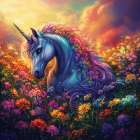 Mystical Unicorn Art Print