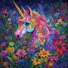 Hidden Unicorn Art Print