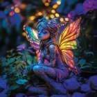 Dewdrop Dancer Art Print