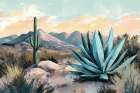 Desert Sunset Art Print