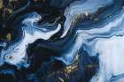 Blue Swirl Art Print