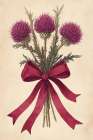 Thistle Bouquet Art Print