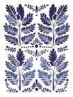 Blue Motif III Art Print