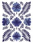 Blue Motif IV Art Print