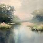 Waters of Blue Art Print