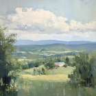 View of the Valley Art Print