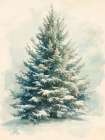 First Snow Art Print