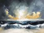 Stormy Waters Art Print