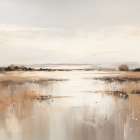 A Tranquil Shoreline Art Print