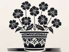 Floral Blockprint III Art Print