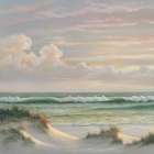 Coastal Dusk I Art Print