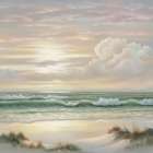 Coastal Dusk II Art Print