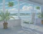 Coastal Porch I Art Print