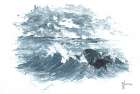 Crashing Waves Art Print