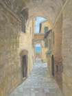Tuscany Archway to the Sea Art Print
