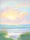 Sunlit Waves Coastal Print