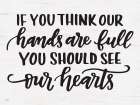 Our Hearts Art Print