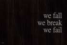 We Fall, We Rise I Art Print