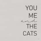 You, Me and the Cats Art Print