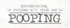 Dont Take Too Long Art Deco Print